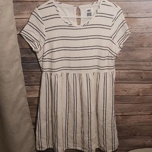 Flowy striped old navy dress